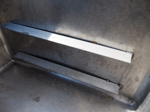 Depósito móvil de acero inoxidable