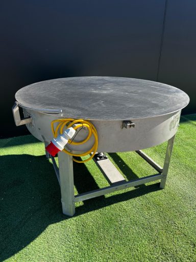 Mesa giratoria de acero inoxidable