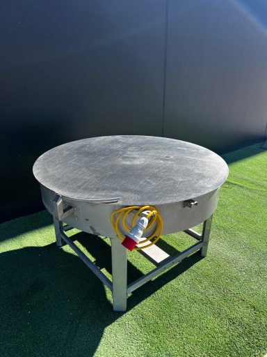 Mesa giratoria de acero inoxidable