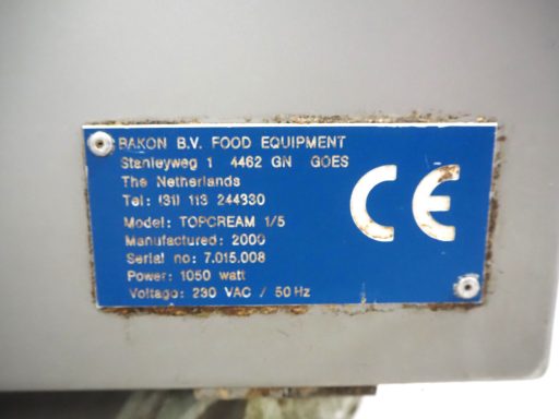 Amasadora móvil para nata Bakon