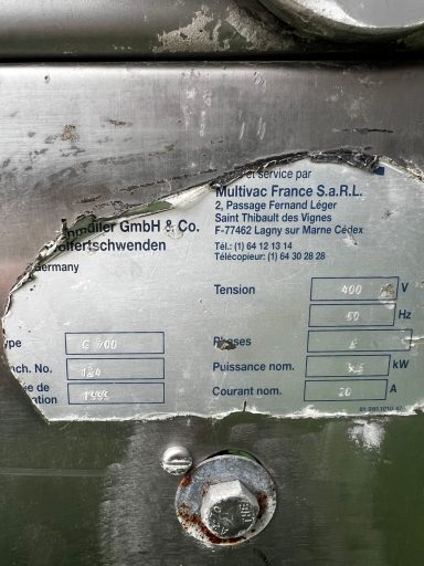 Multivac C700 Envasadora al Vacío